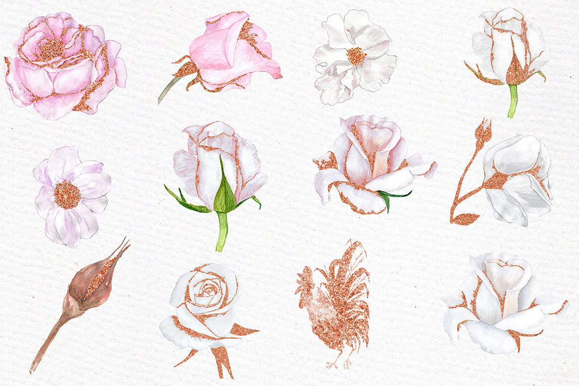 ori 77087 e3cc866823b0ec02f90c707f81eb96e727f43148 rose gold watercolor flowers clipart