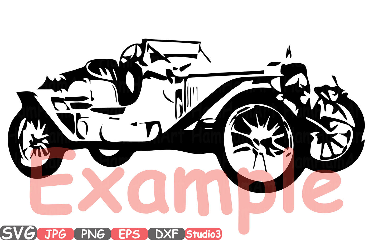 Download Old vintage cars SVG Silhouette Cutting Files sign icons ...