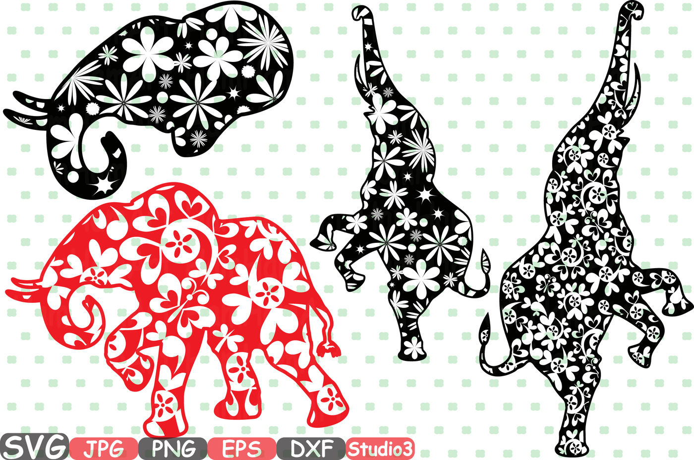 Free Free 331 Cricut Elephant Family Svg SVG PNG EPS DXF File