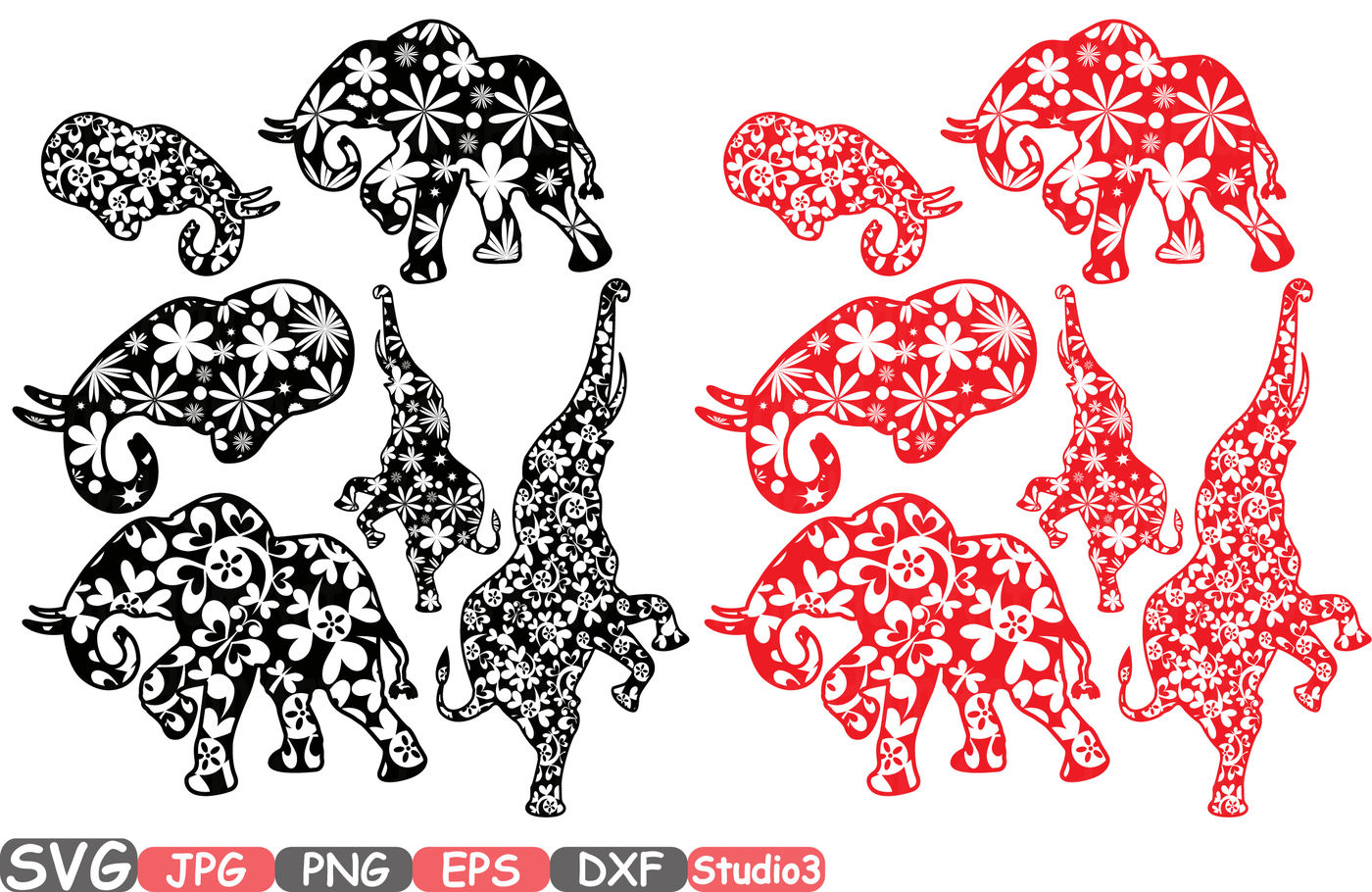 Free Free 99 Cricut Elephant Family Svg SVG PNG EPS DXF File