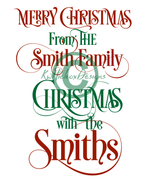 Merry Christmas From The Smith Family Svg Christmas Png File Christmas With The Smiths Eps File By Kerry Hickox Thehungryjpeg Com