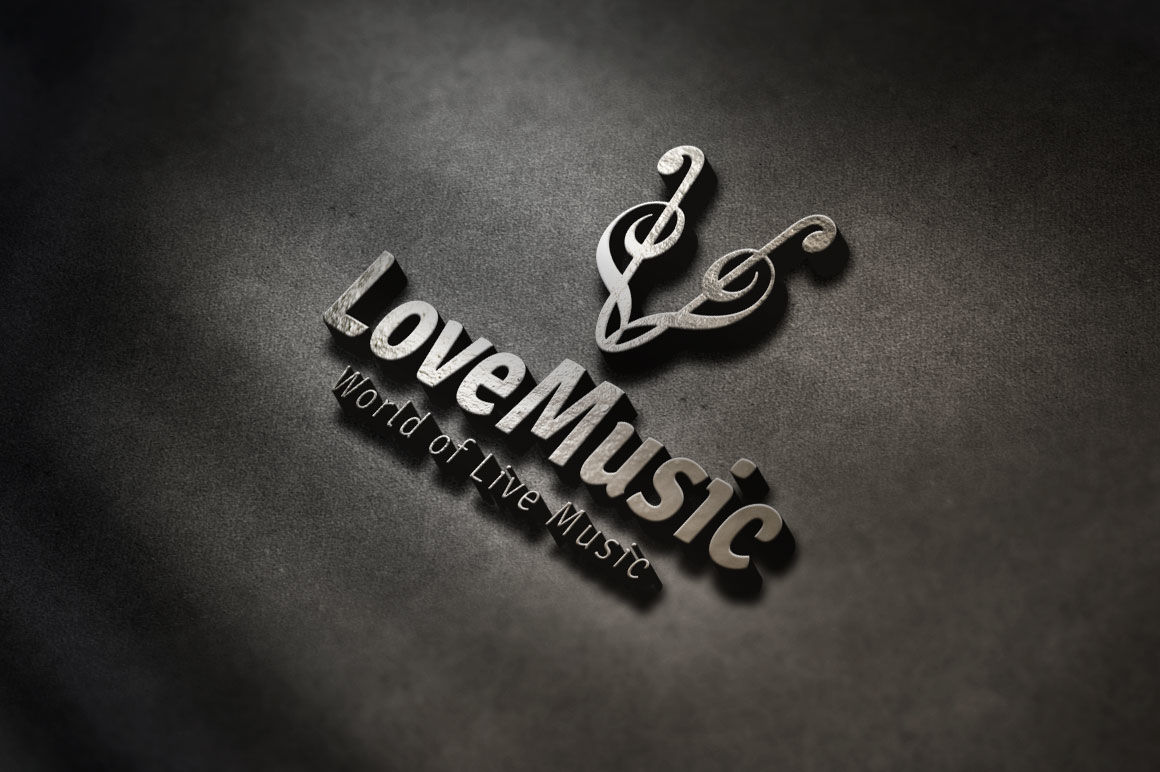 Love Music Logo By DigitalArtist