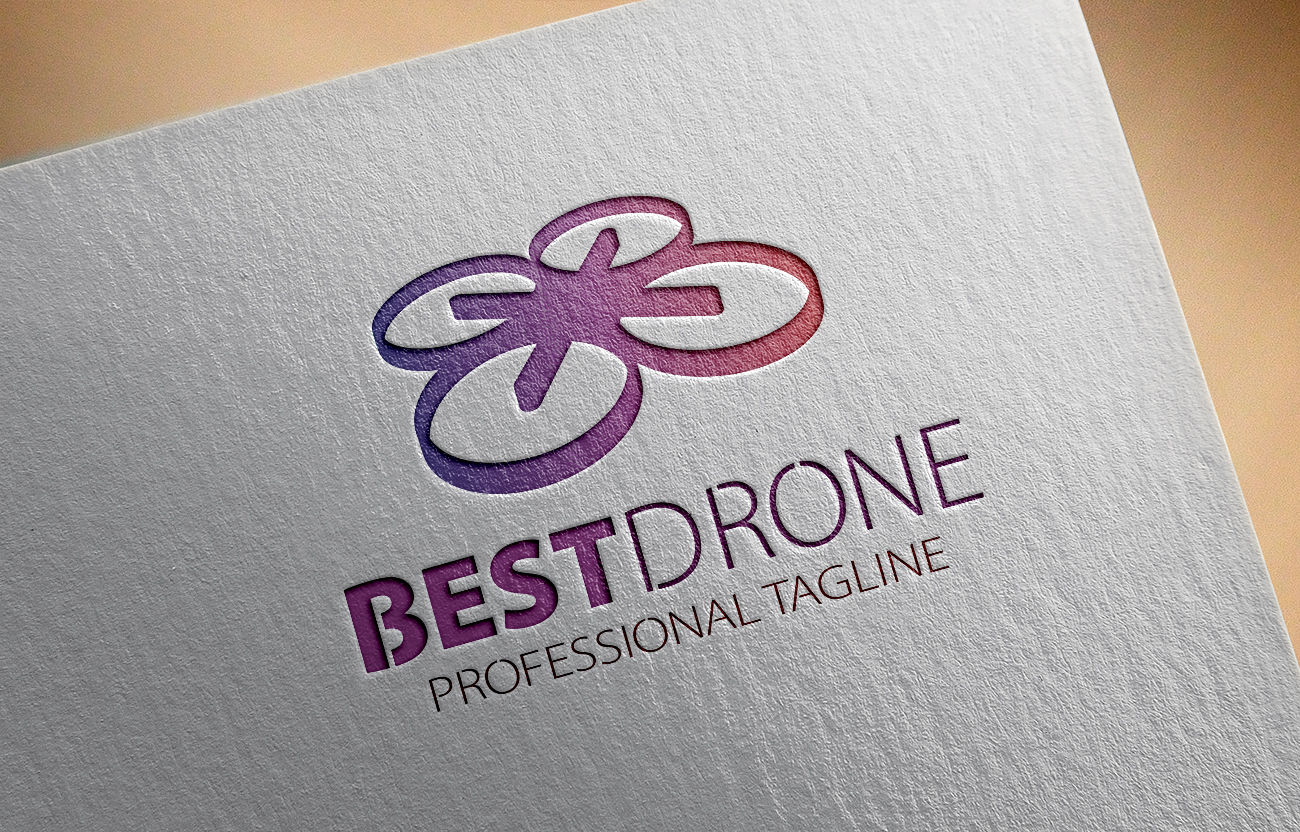 Best Drone Logo By creativedezing | TheHungryJPEG