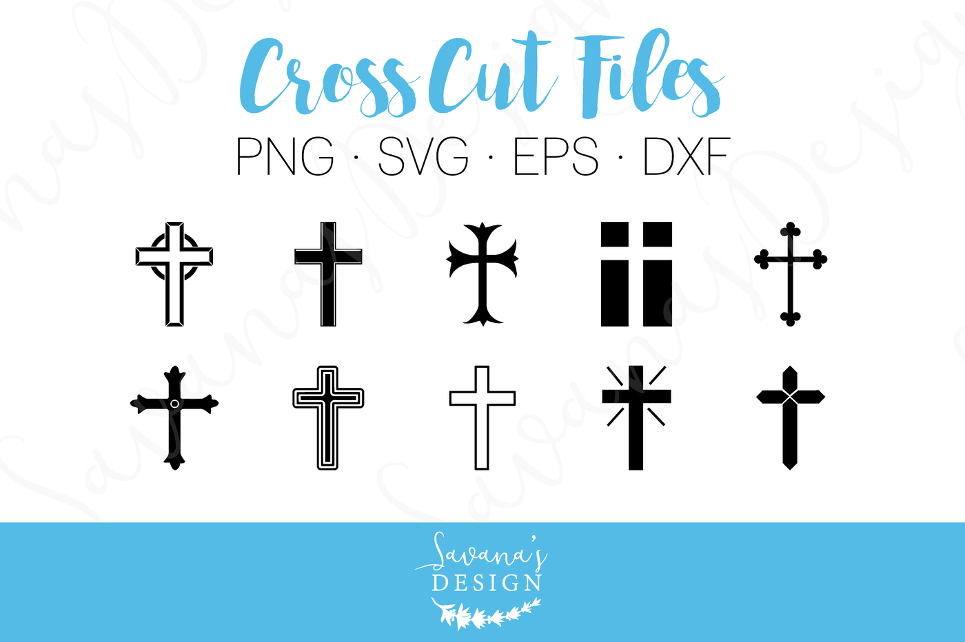 Download Cross Cut Files By SavanasDesign | TheHungryJPEG.com