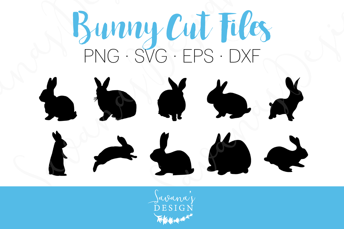 Download Bunny Cut Files / Rabbit Cut Files By SavanasDesign ...