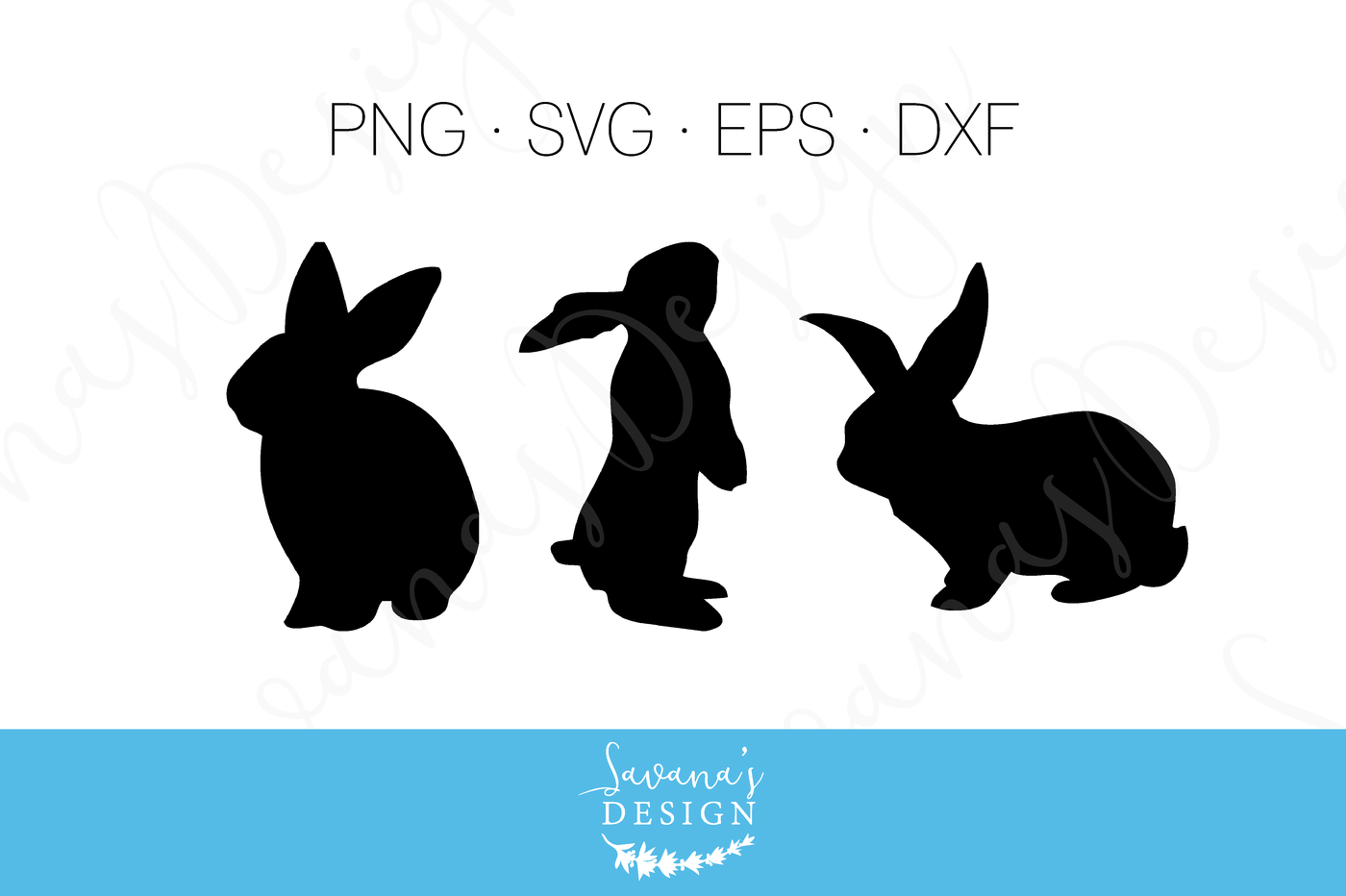 Bunny SVG / Rabbit SVG By SavanasDesign | TheHungryJPEG.com