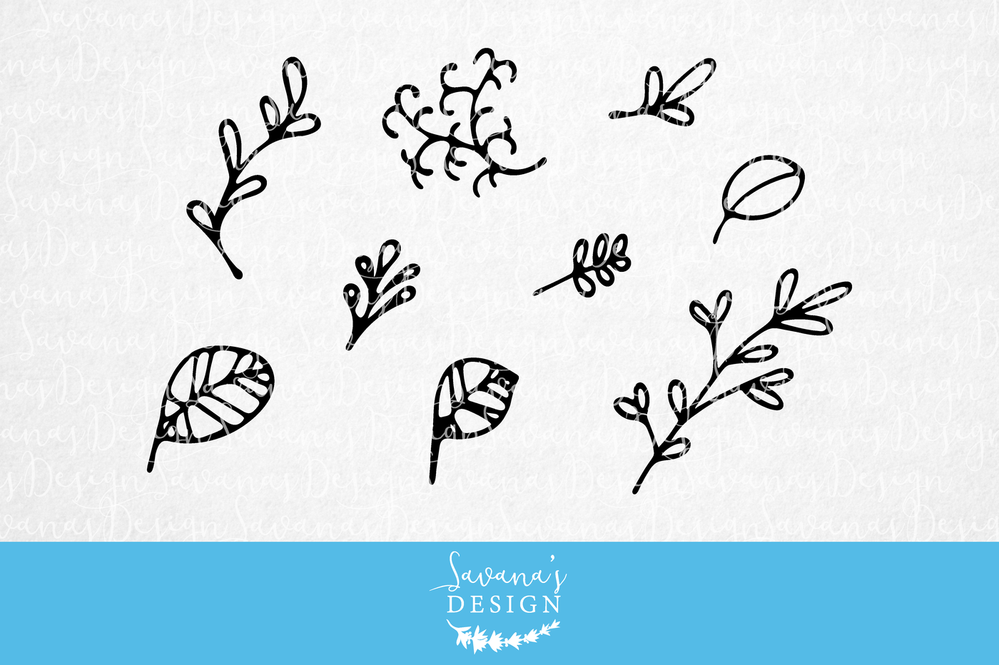 Download Floral Elements SVG By SavanasDesign | TheHungryJPEG.com