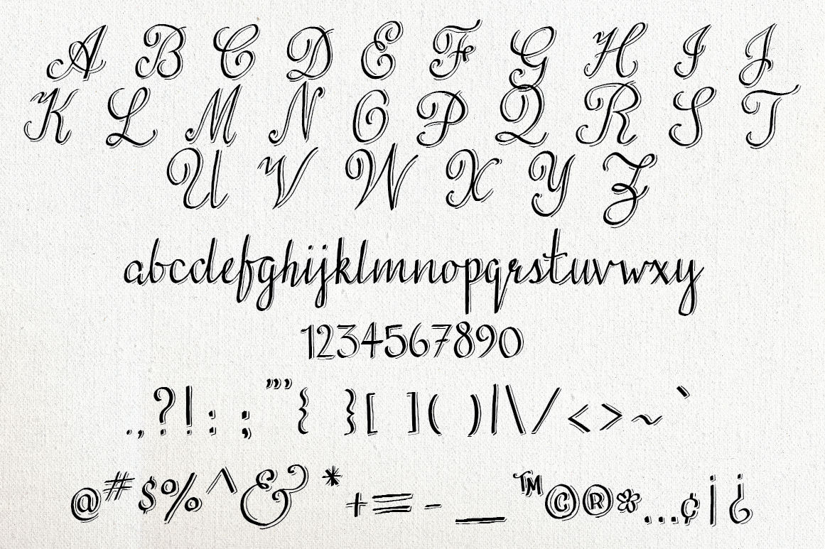 Love Stuff Calligraphy Font By The Pen And Brush Thehungryjpeg Com