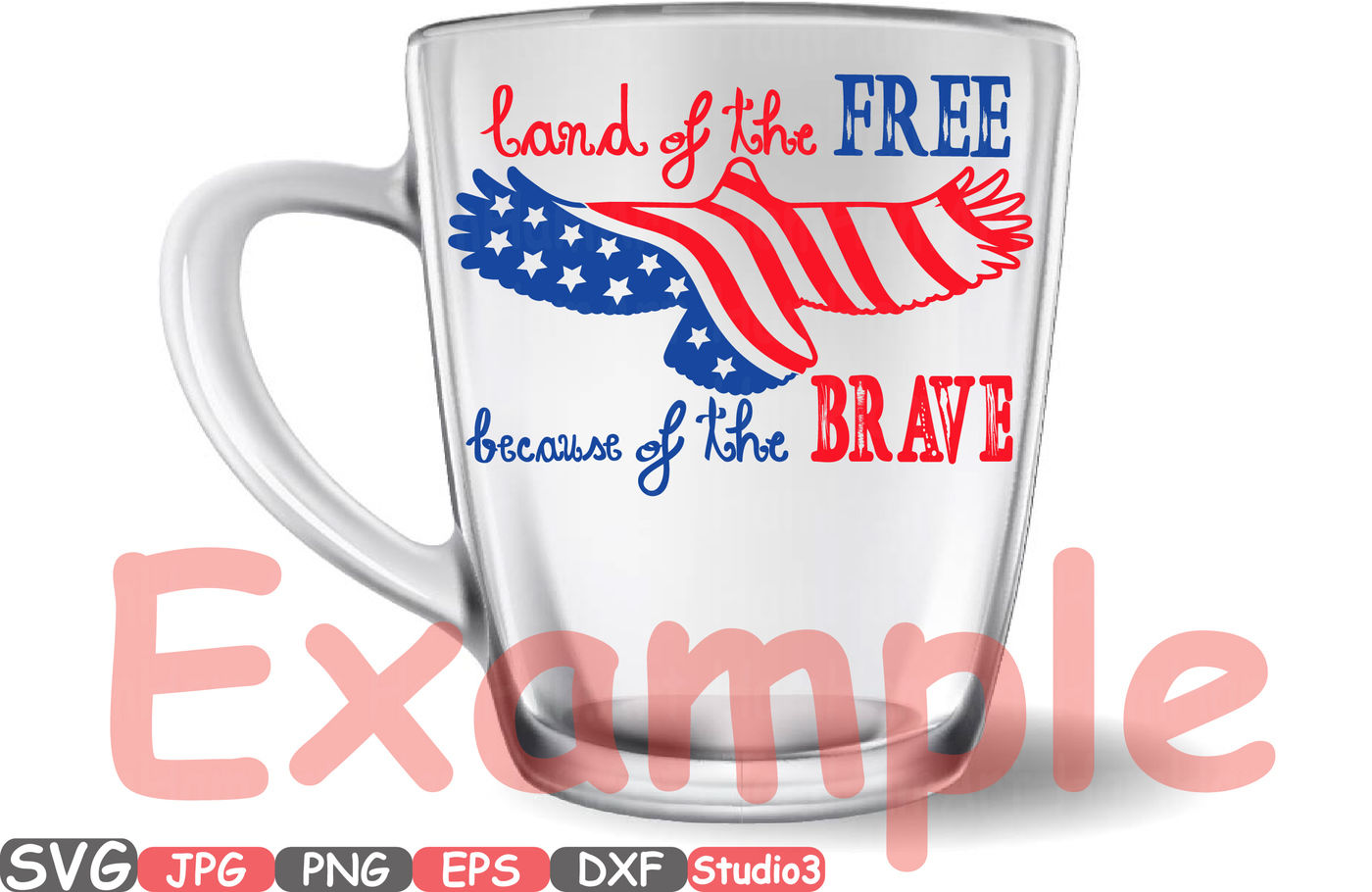 ori 82831 795e96ceb70a3c1519d9bda1cde768b5c9bb1f80 land of the free because of the brave quote silhouette svg independence studio3 american flag eagle flag eagles clipart 4th of july 497s