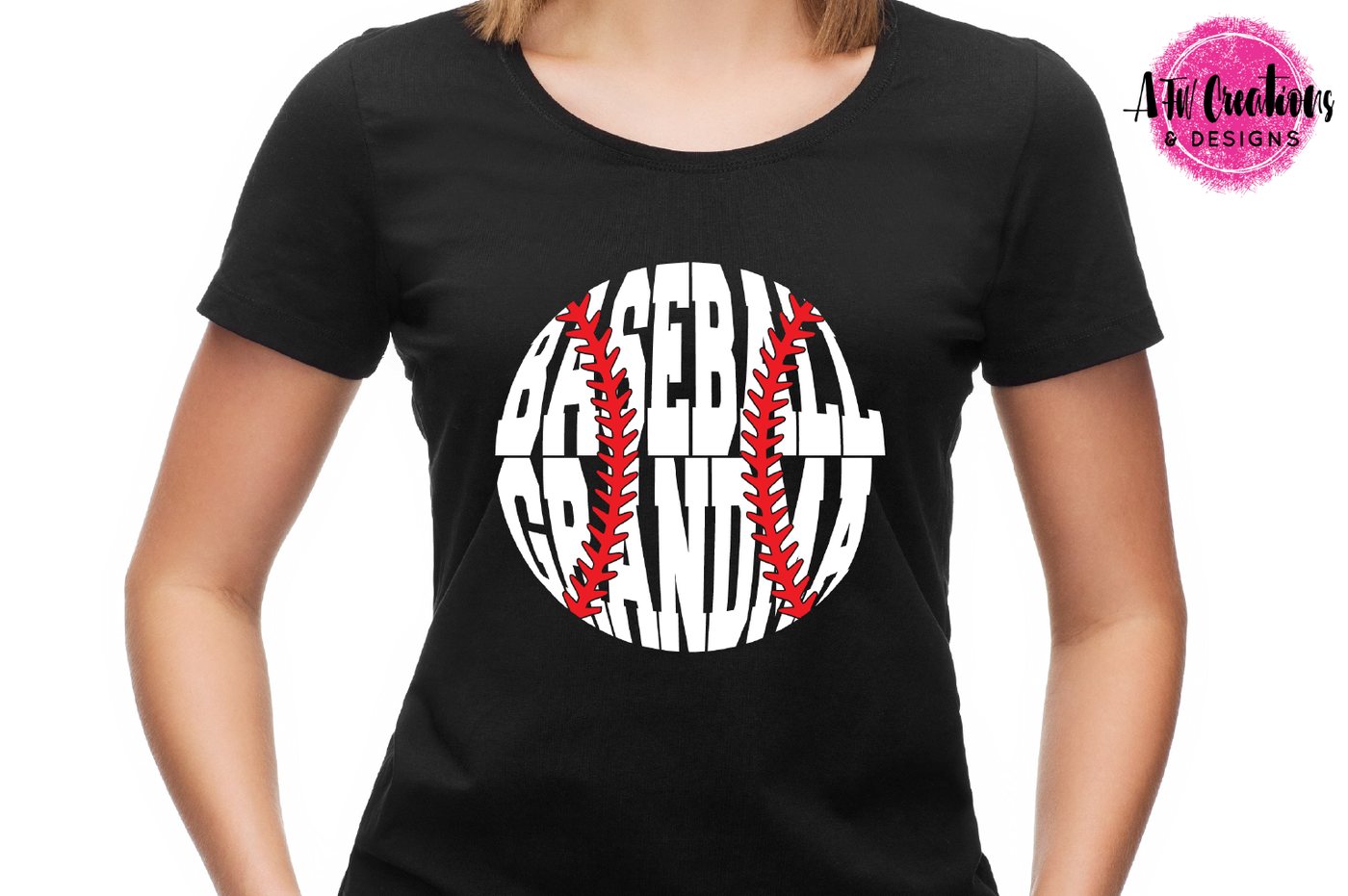 Baseball Grandma Svg T Shirt Design PNG