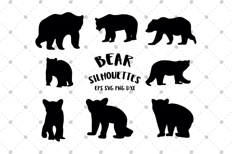 Download Download Free Svg Cut Files For Cricut Bear Silhouette Svg