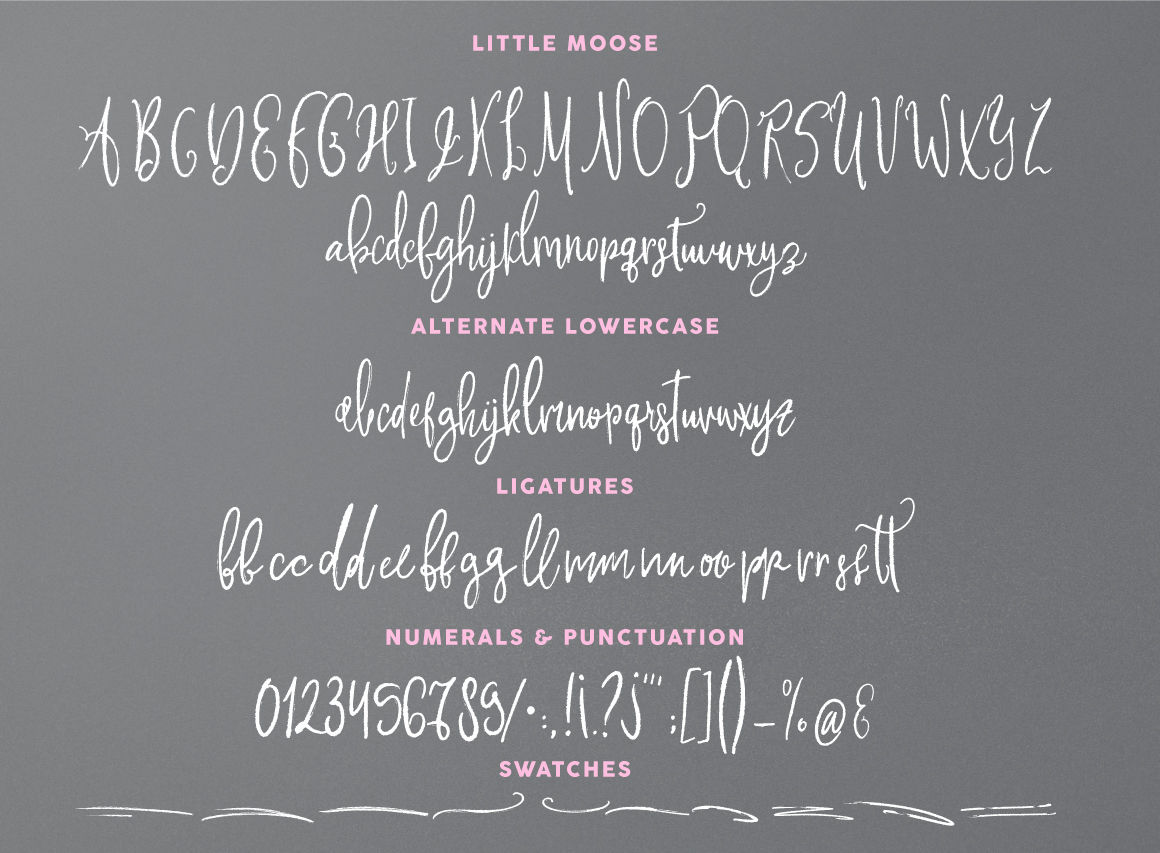 Little Moose Script By Mellow Design Lab Thehungryjpeg Com