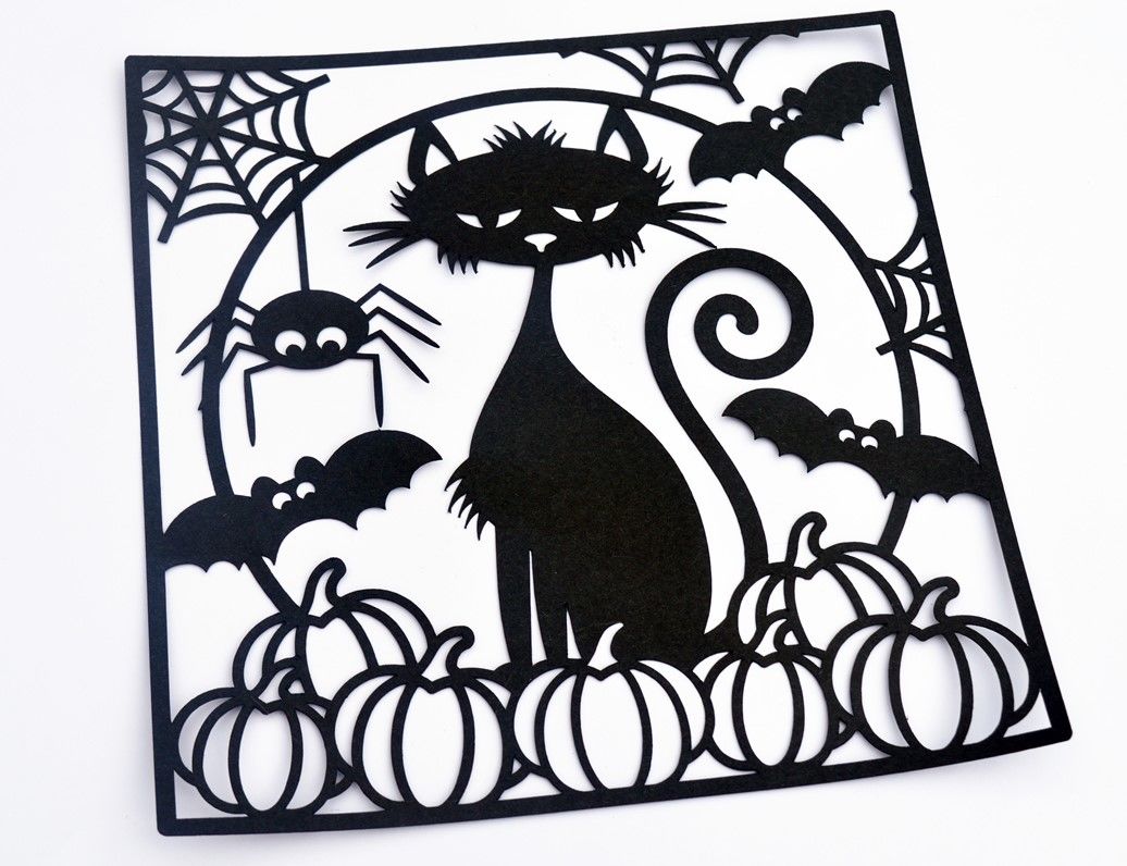 Download Halloween Paper Cut SVG / DXF / EPS Files By Digital Gems | TheHungryJPEG.com