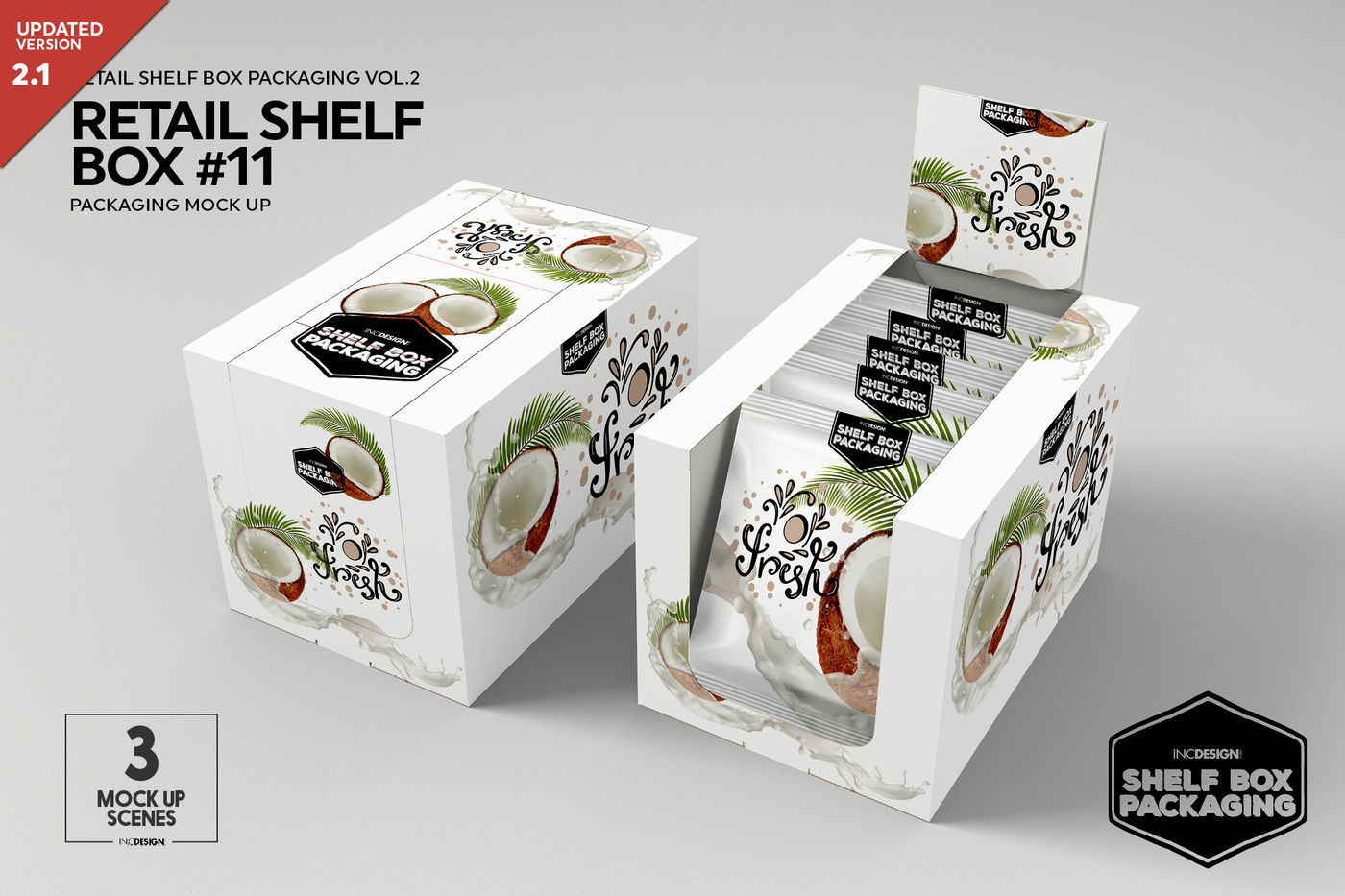 Retail Shelf box Packaging Mock Up 11 By INC Design Studio ...