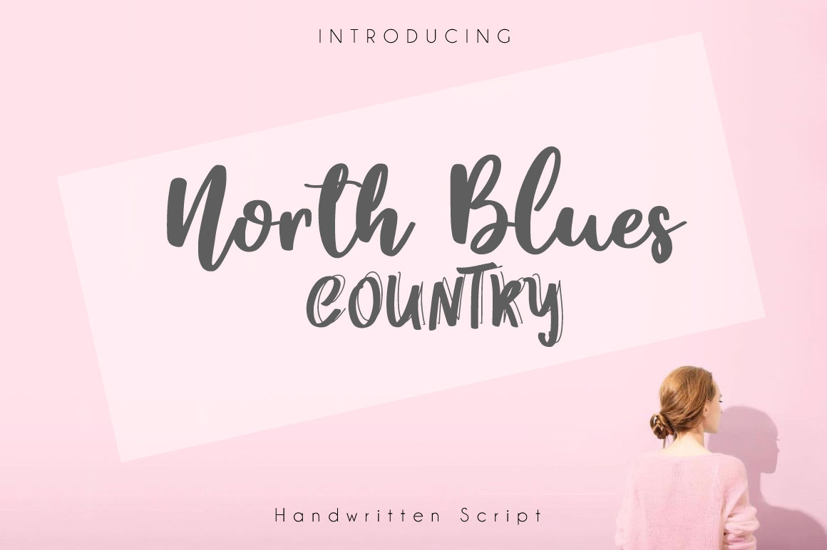 North Country Blues By Mellow Design Lab Thehungryjpeg Com