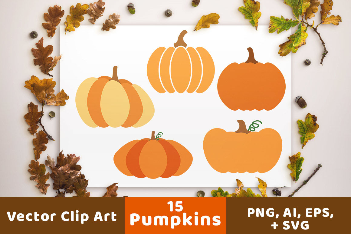 Download 15 Pumpkins Clipart Pumpkin Svg Fall Clipart Halloween Clipart Halloween Svg Autumn Clipart By Digital Download Shop Thehungryjpeg Com