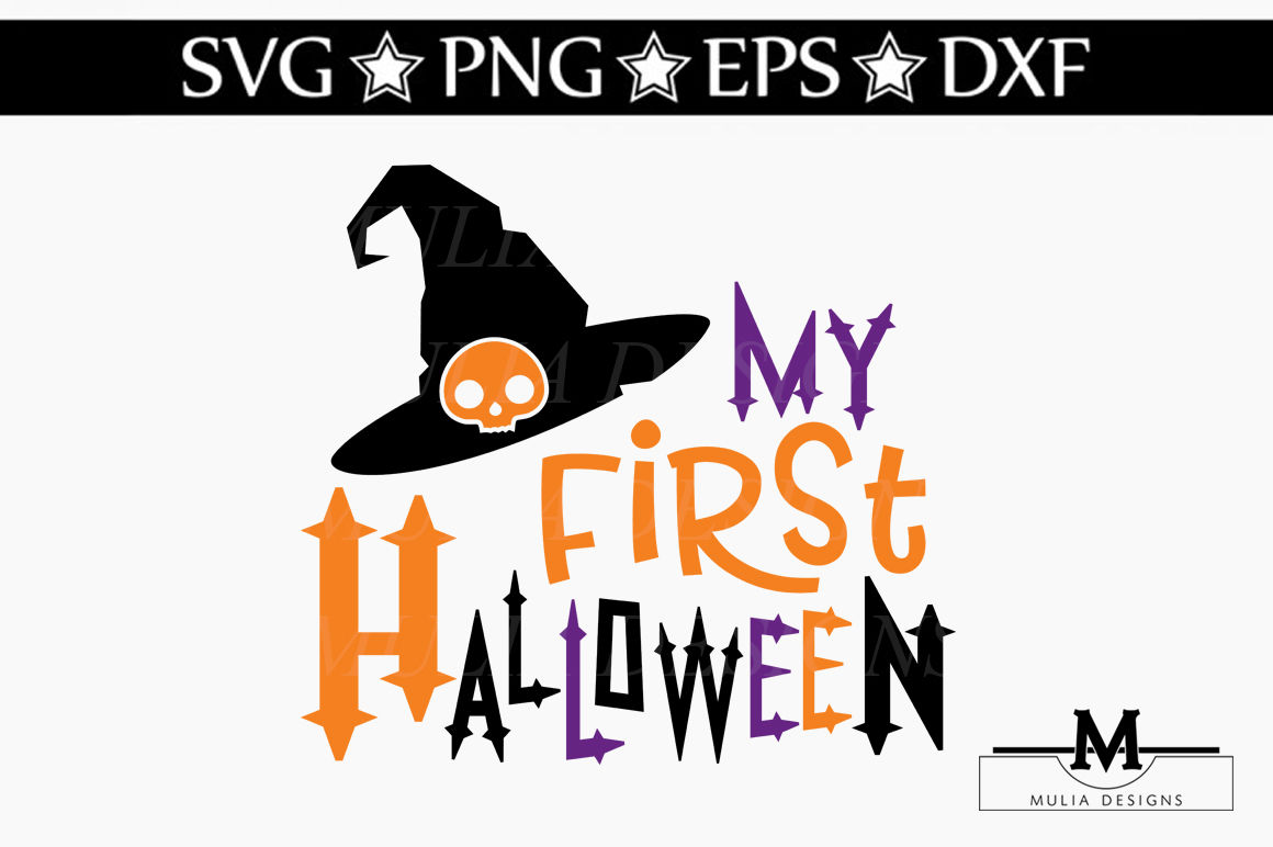 My First Halloween Svg By Mulia Designs Thehungryjpeg Com
