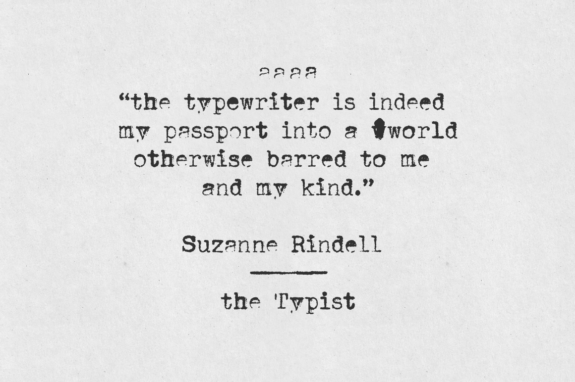 Mystery Typewriter Font By Ana S Fonts Thehungryjpeg Com