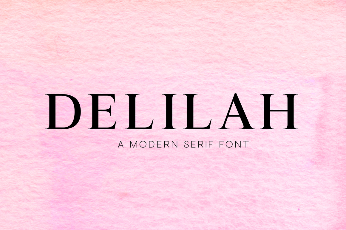 Delilah A Modern Serif Font By Babygotbrand Thehungryjpeg Com