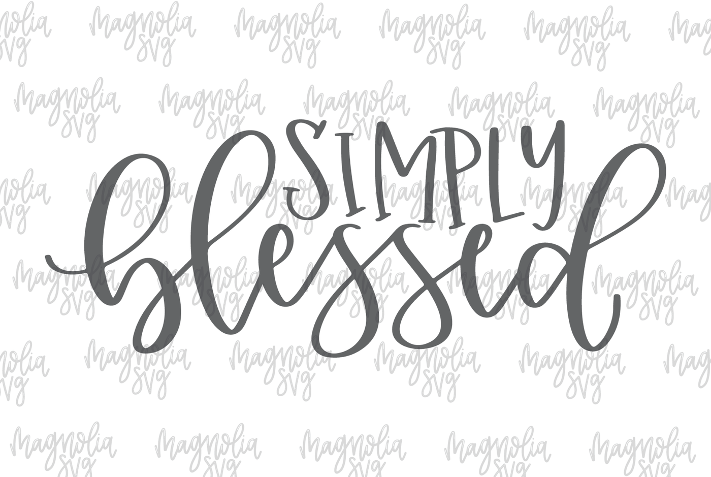 Download Simply Blessed Svg Cut File Set By Magnoliasvg Thehungryjpeg Com SVG, PNG, EPS, DXF File