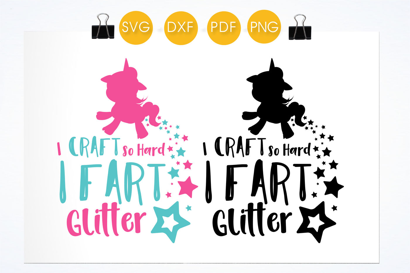 I Craft So Hard I Fart Glitter Svg Png Eps Dxf Cut File By Prettycuttables Thehungryjpeg Com