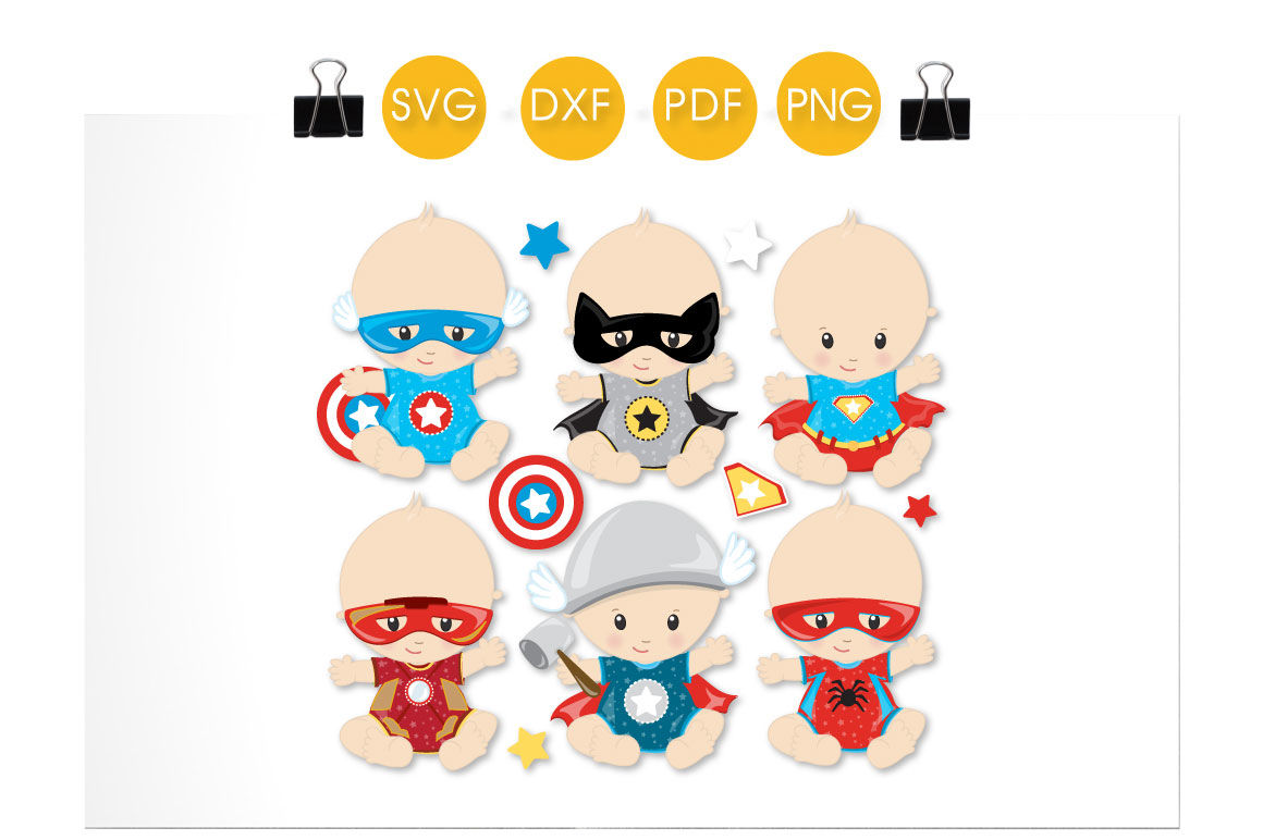 Super Babies Svg Png Eps Dxf Cut File By Prettycuttables Thehungryjpeg Com