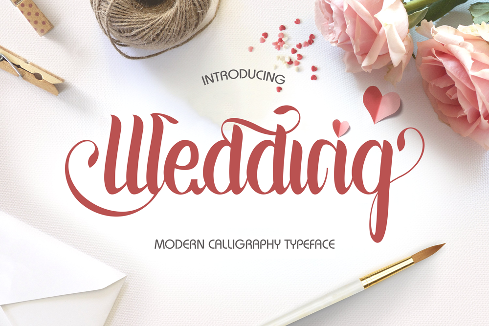 Wedding Font Fashion Superstar