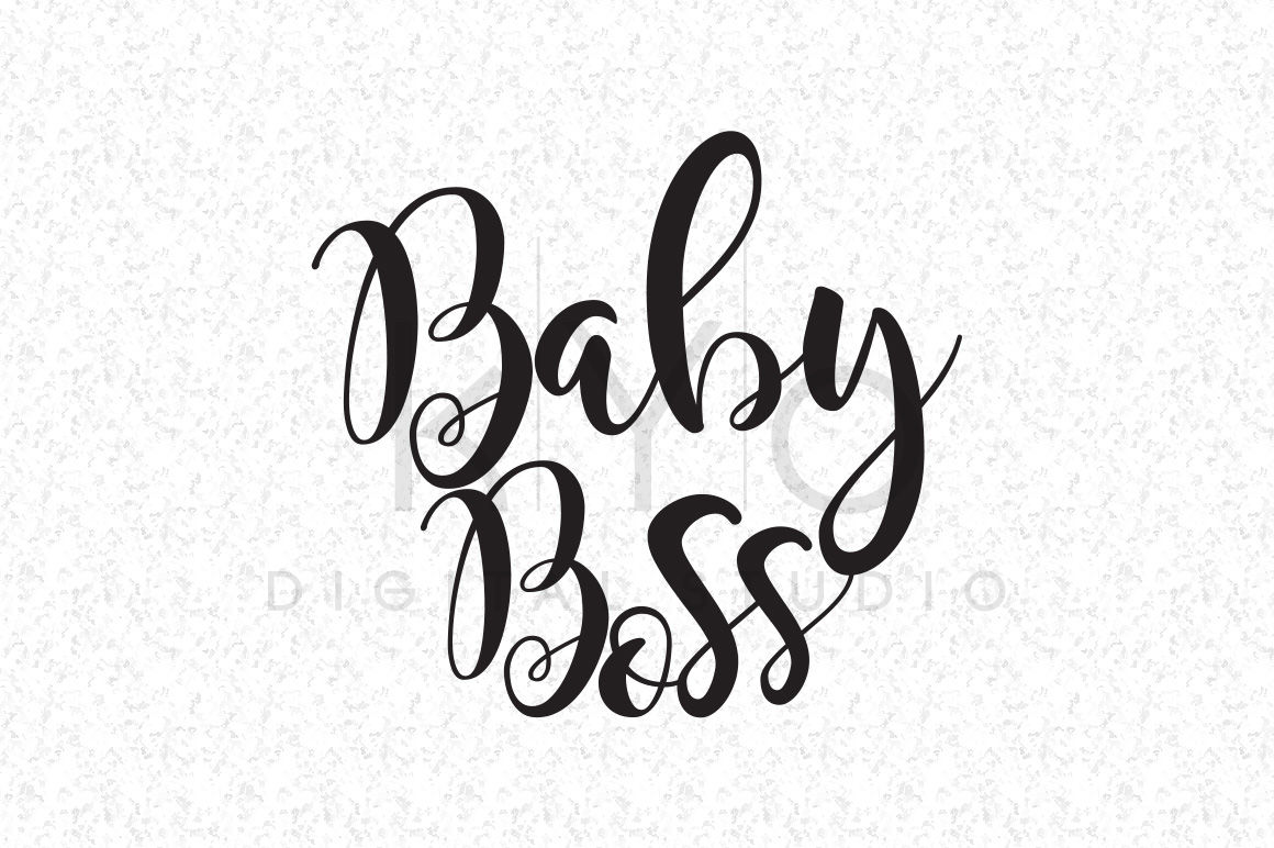 Download Baby Boss Svg Dxf Files Lettered Quote Cricut Files Cricut Svg Lettering Svg Baby Svg Files By Kyo Digital Studio Thehungryjpeg Com SVG, PNG, EPS, DXF File