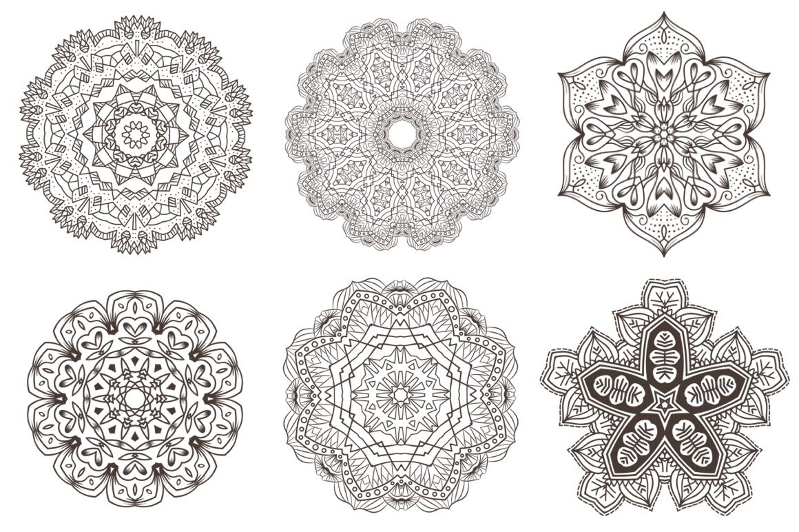 Download Awesome 69 Mandala II Set in Vector By Ckybe's Store ...