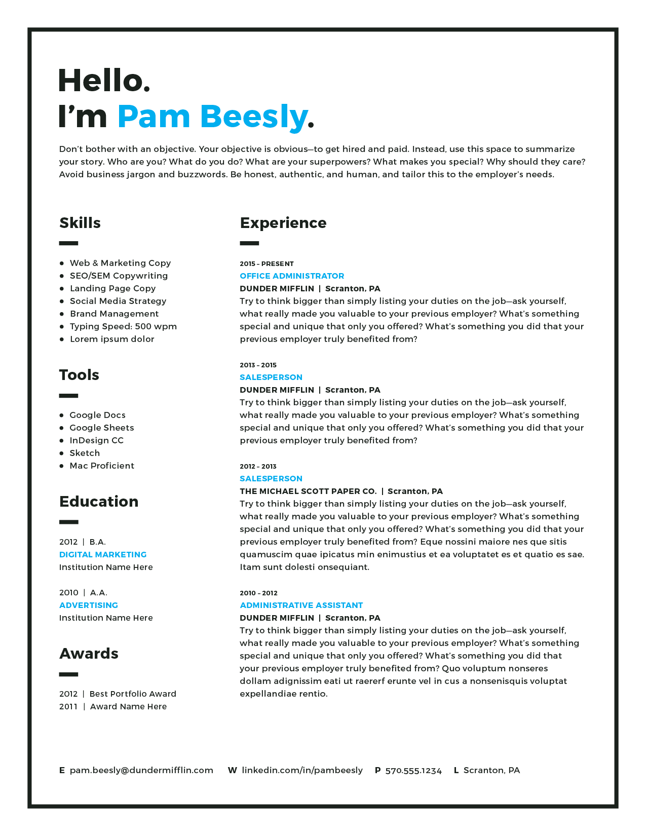 buy a resume