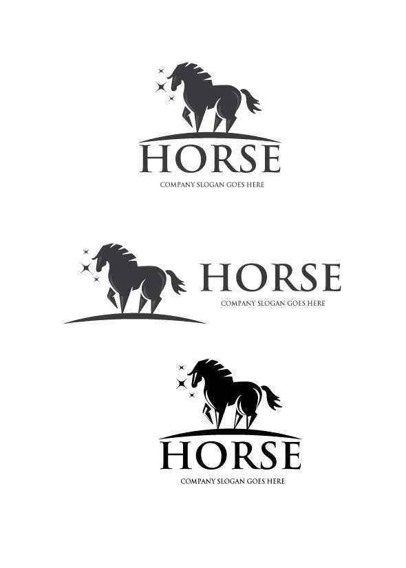 Horse Logo By Mariyana | TheHungryJPEG