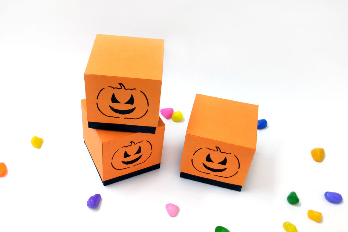 Diy Halloween Favor 3d Papercraft By Paper Amaze Thehungryjpeg Com