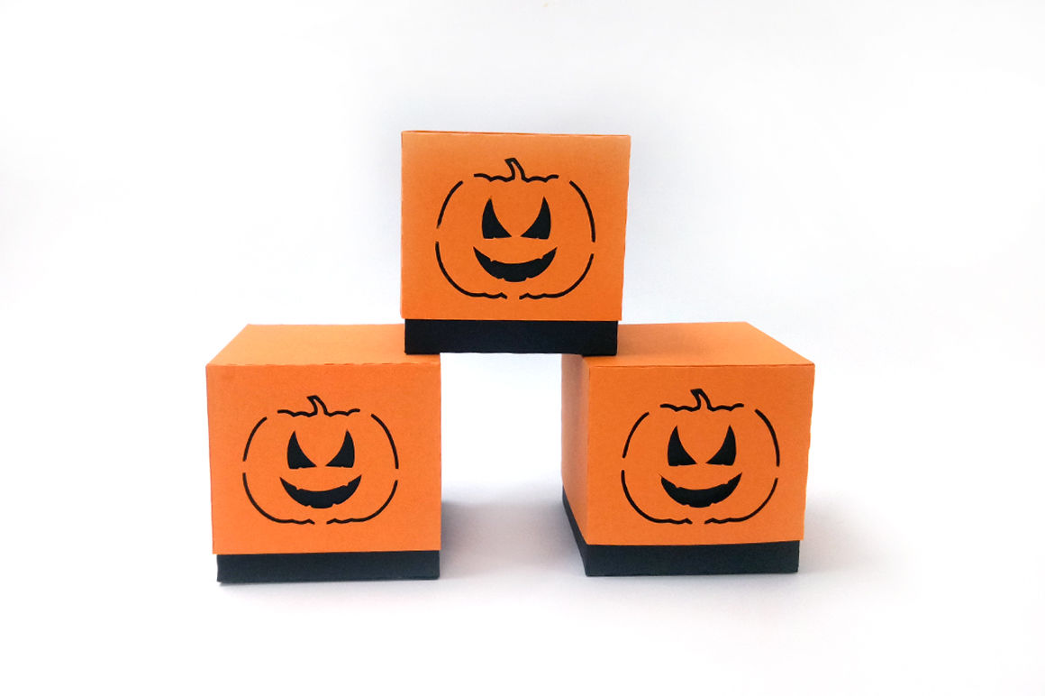 Diy Halloween Favor 3d Papercraft By Paper Amaze Thehungryjpeg Com