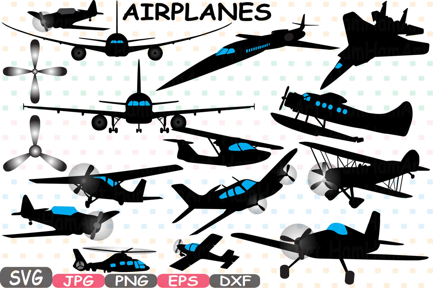 Download Airplane Silhouette Patriotic Cutting Files Planes ...