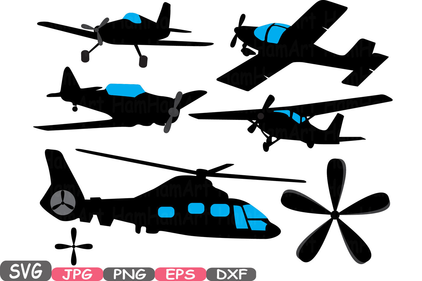 clipart vinyl helicopter