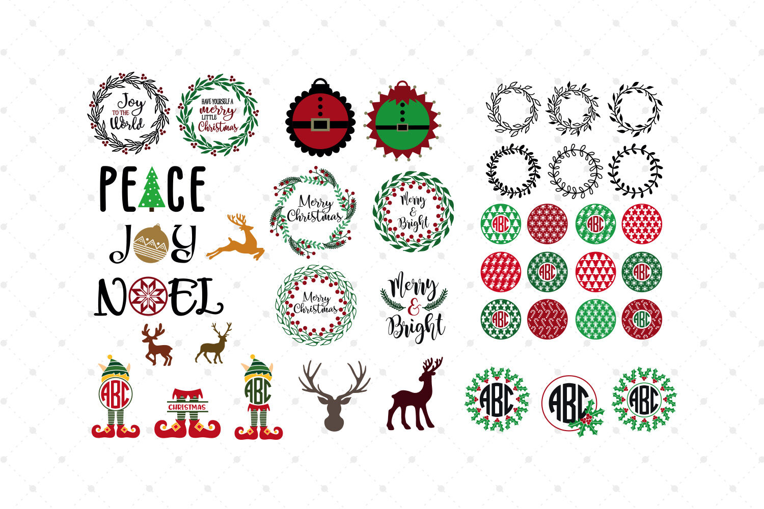 Download Christmas Bundle Svg Files By Svg Cut Studio Thehungryjpeg Com