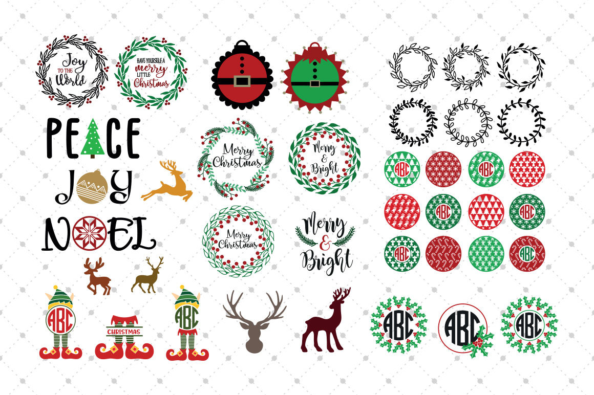 Download Christmas Bundle SVG files By SVG Cut Studio | TheHungryJPEG.com