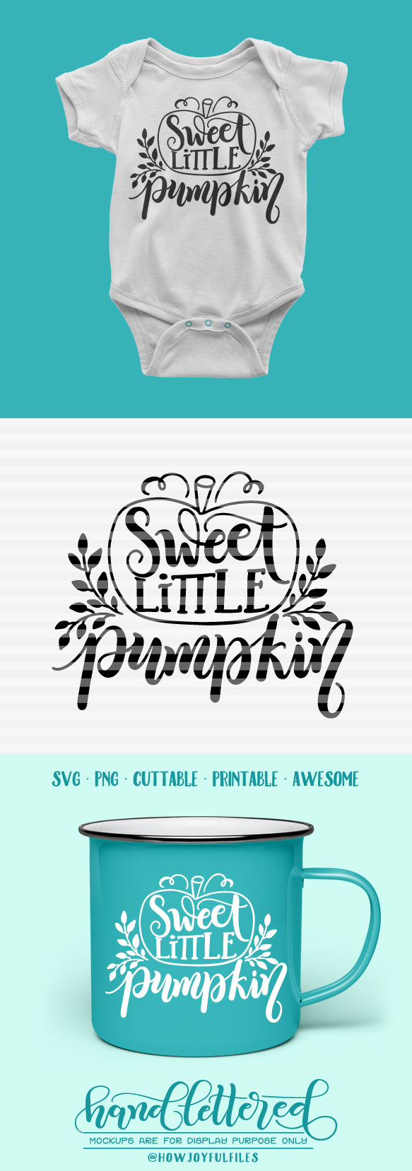 Download Sweet little Pumpkin - Fall - Thanksgiving - SVG, PNG, PDF ...