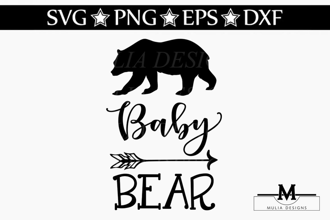 Baby Bear Svg By Mulia Designs Thehungryjpeg Com