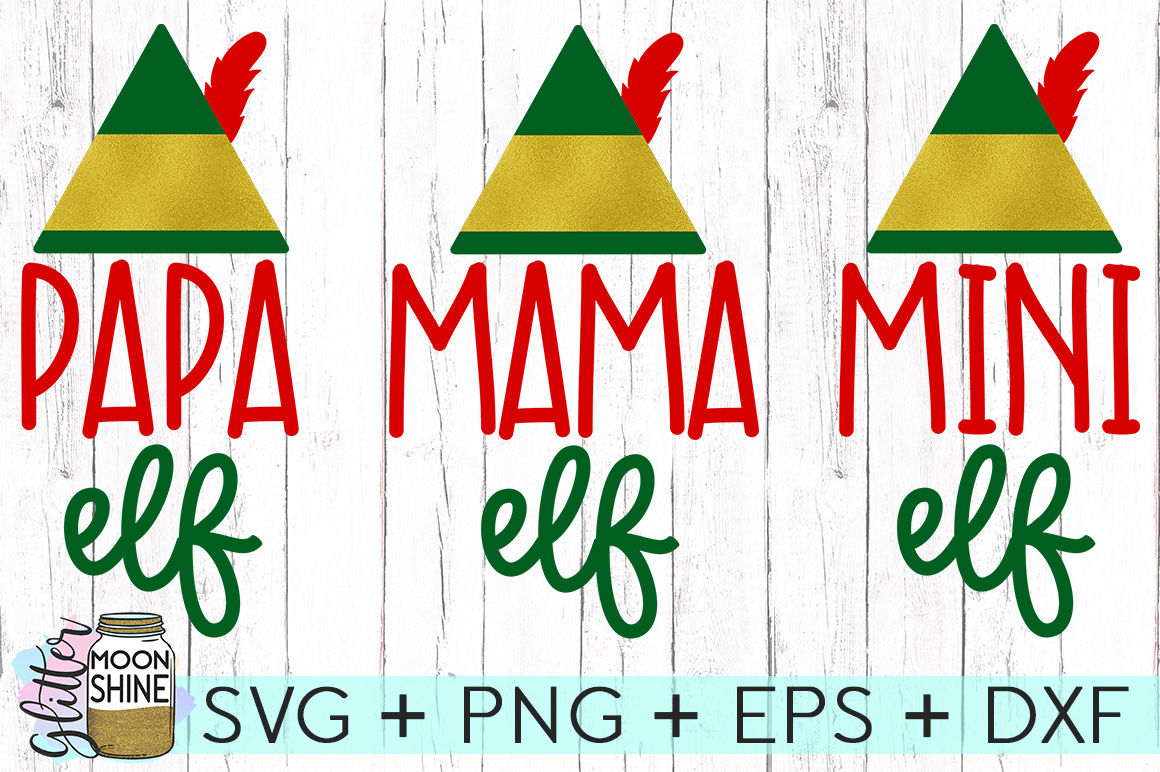 Download Elf Family Bundle SVG PNG DXF EPS Cutting Files By Glitter Moonshine SVG | TheHungryJPEG.com