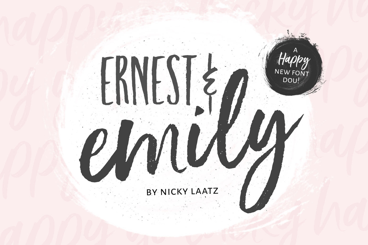 Ernest Emily Font Duo By Nicky Laatz Thehungryjpeg Com