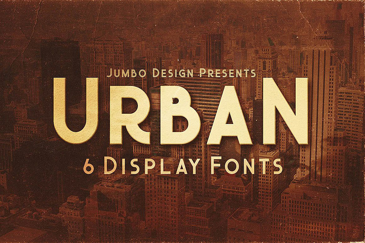 Urban Display Style Font By Cruzine Design Thehungryjpeg Com