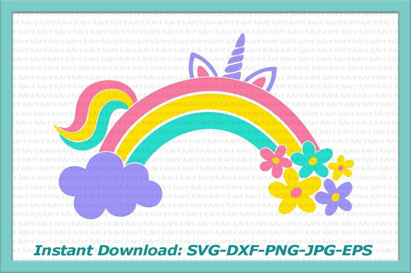 Free Free Flower Unicorn Svg SVG PNG EPS DXF File
