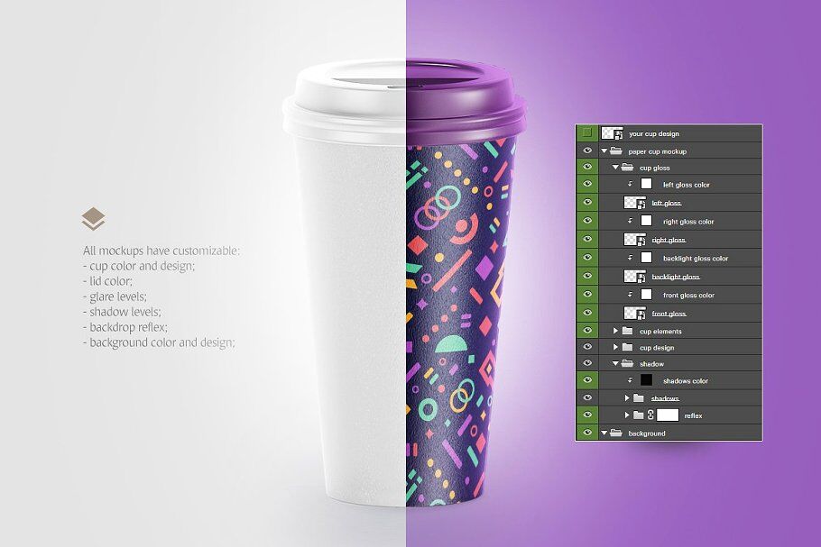 Glass Reusable Coffee Cup Mockup - Free Download Images High