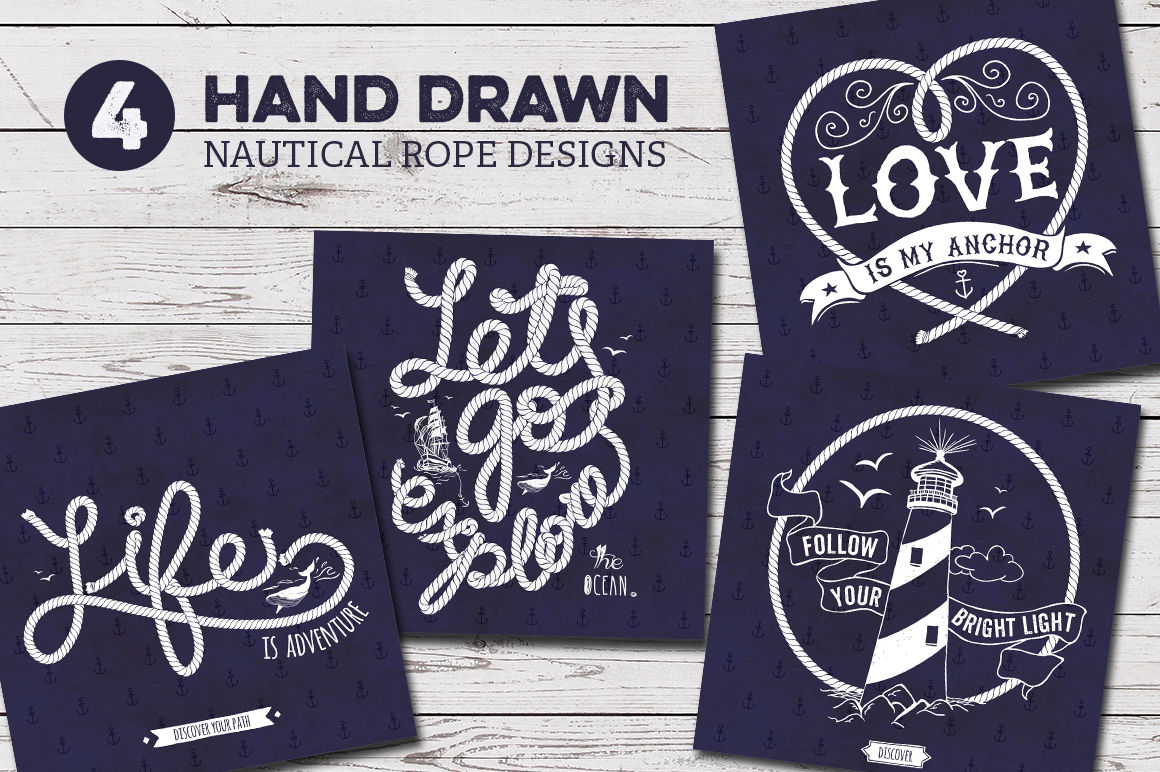 Download Nautical vector pack By SoNice Design | TheHungryJPEG.com