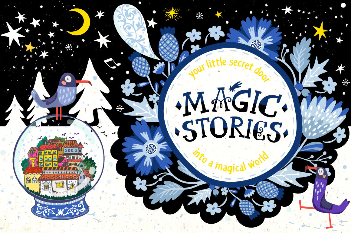 Magic Stories By MarushaBelle | TheHungryJPEG.com