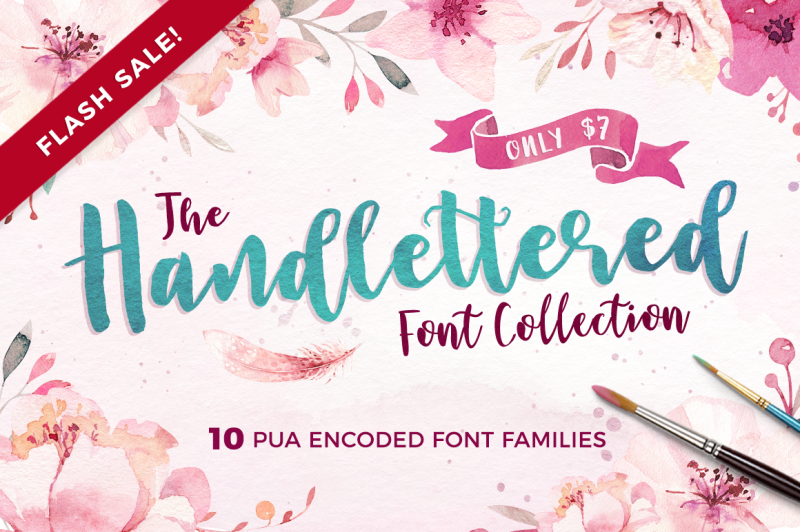 The Handlettered Font Collection 94 Off By Thehungryjpeg Thehungryjpeg Com
