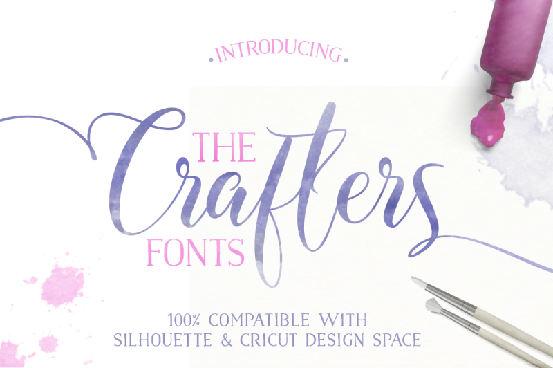 The Crafters Font Bundle By Thehungryjpeg Thehungryjpeg Com