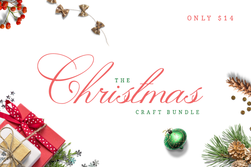 The Christmas Craft Bundle By Thehungryjpeg Thehungryjpeg Com