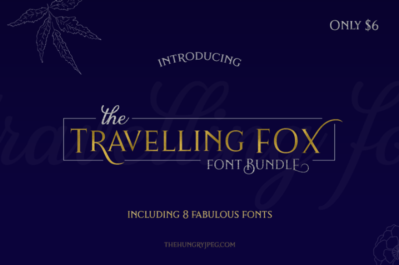 Download The Travelling Fox Font Bundle By Thehungryjpeg Thehungryjpeg Com